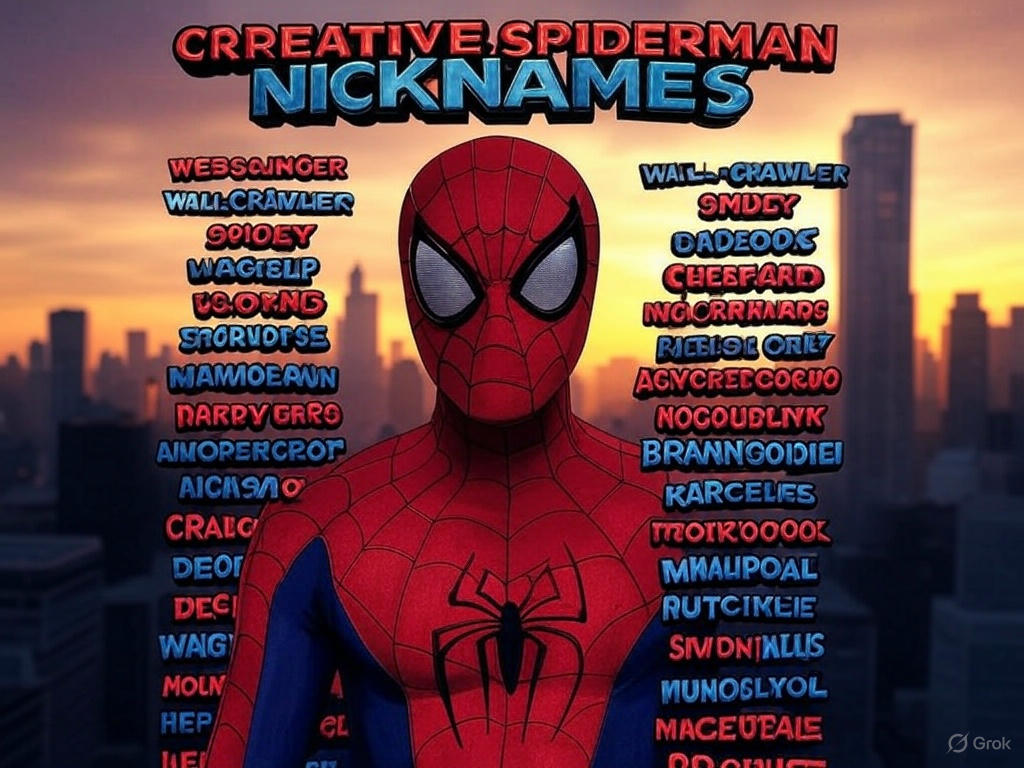 900+ Creative Spiderman Nicknames 2025