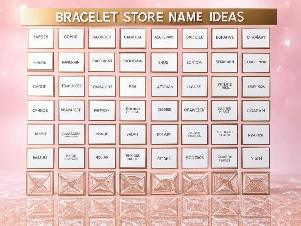 800+ Best Bracelet Store Name Ideas 2025