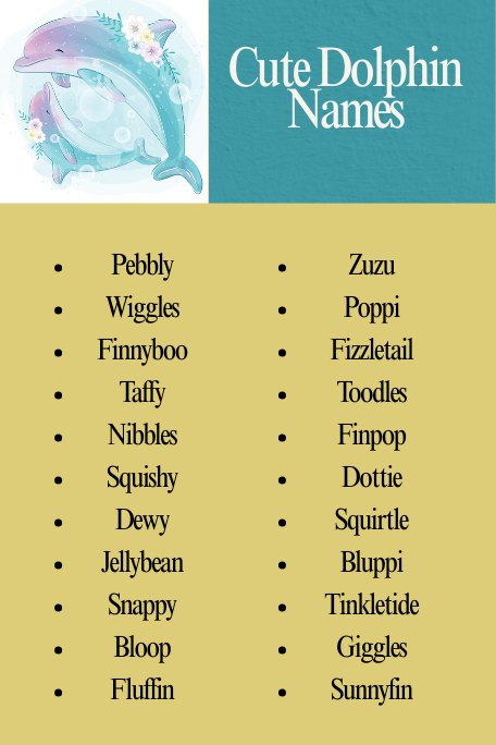 Cute Dolphin Names