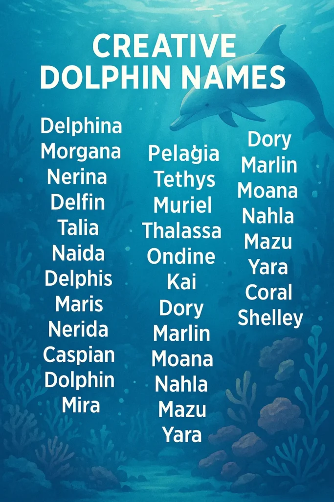 950+ Creative Dolphin Names for Pets, Aquariums & More