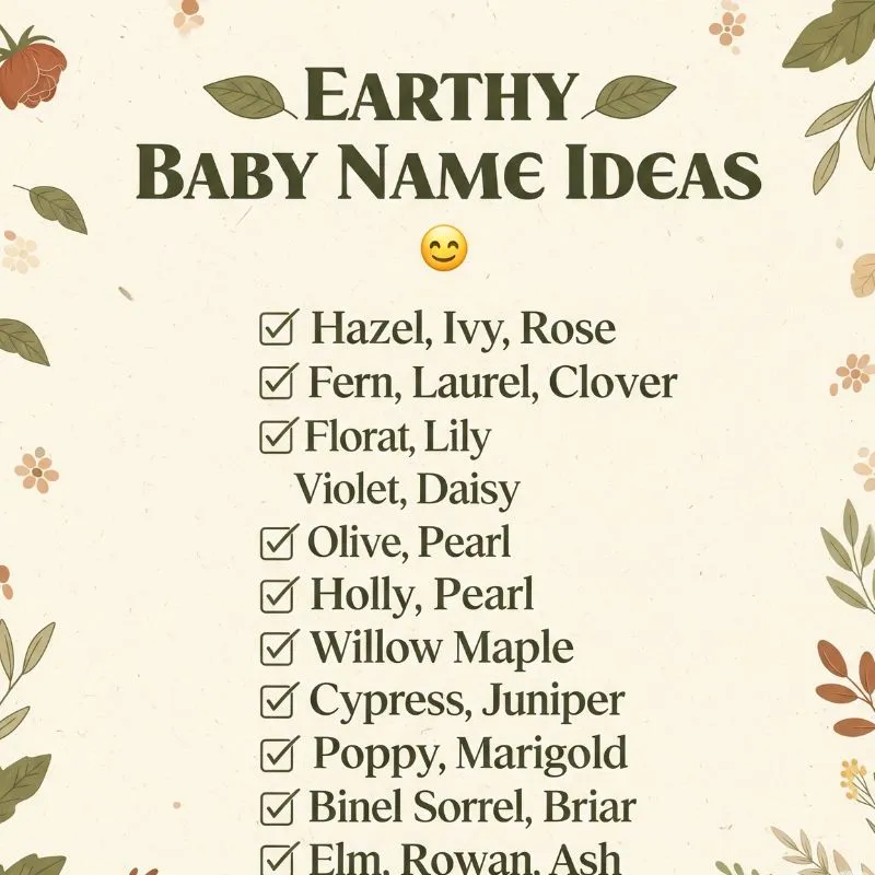 A curated list of baby girl names inspired by nature’s landscapes and seasons