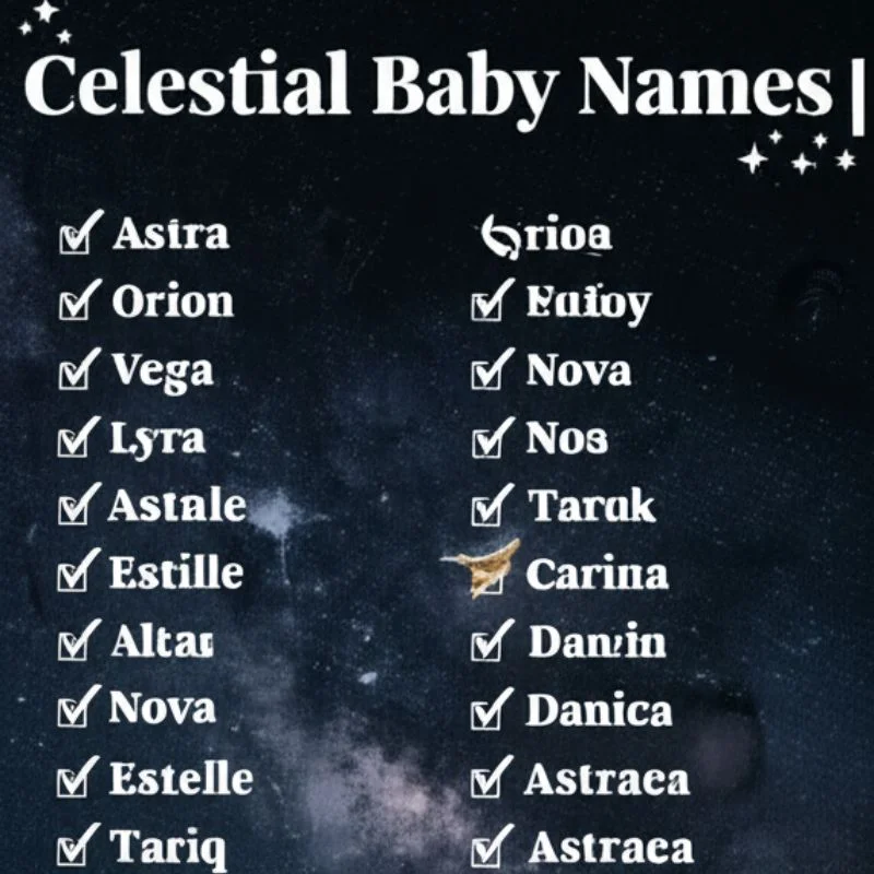 Cosmic baby names inspired by lunar light, sunshine, and starlight