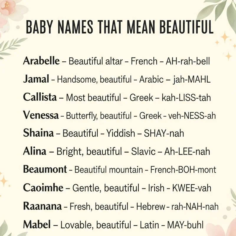 Baby girl looking up with bright eyes, symbolizing angelic names that mean beautiful