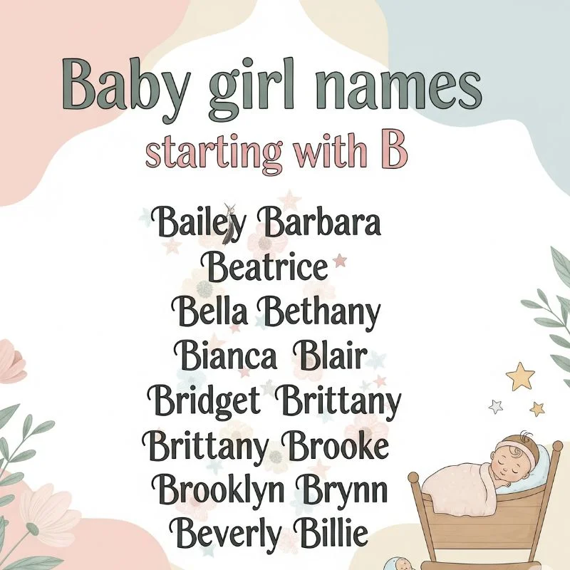 Happy infant girl holding a plush toy shaped like the letter B