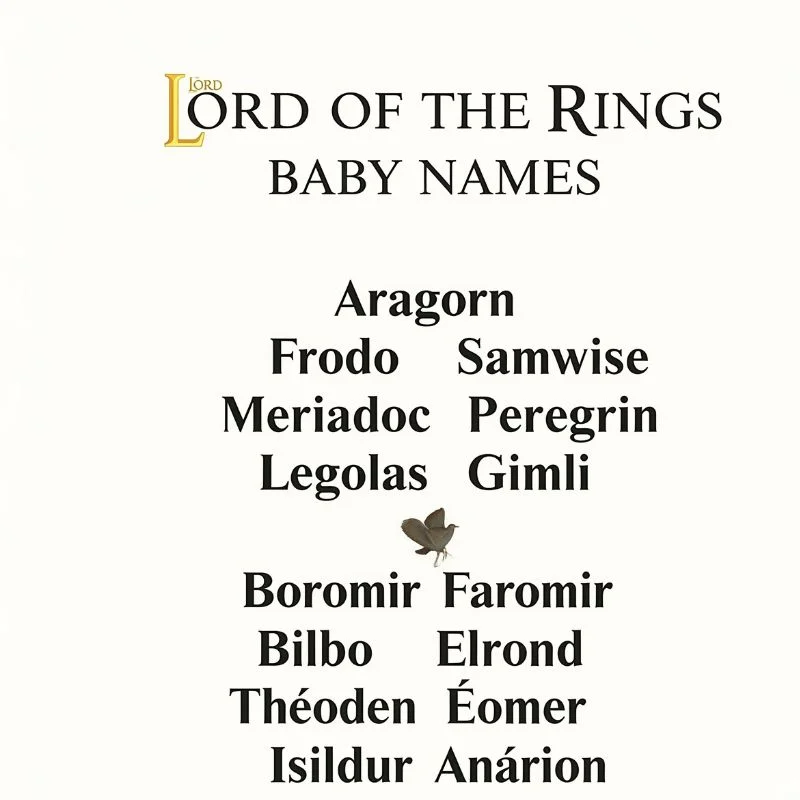 Magical Lord of the Rings baby names for modern parents
