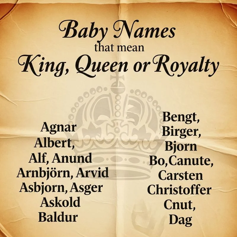 Classic and trendy baby names inspired by royalty and noble titles