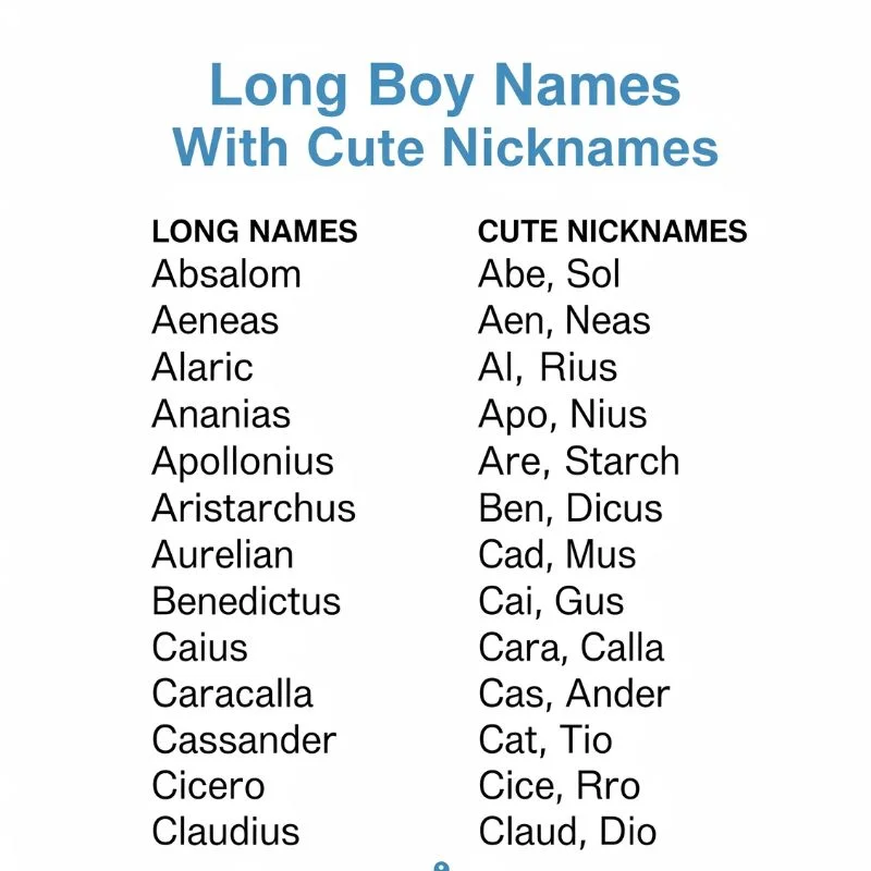 Parents choosing baby names with long forms and short nickname options