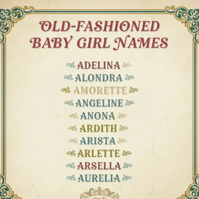 Beautiful list of rare and classic baby girl names with historical roots