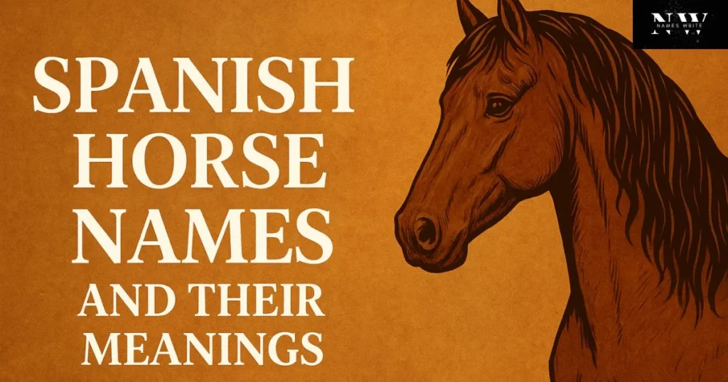 Spanish Horse Names and Their Meanings