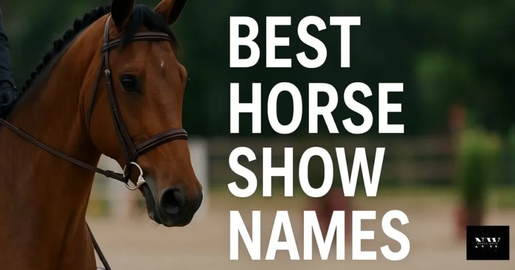 best horse show names
