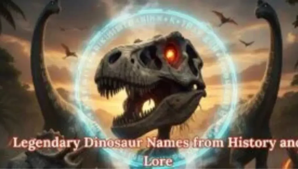 Dinosaur Names That Sound Fierce Cool and Legendary 700+ Legendary Dinosaur Names