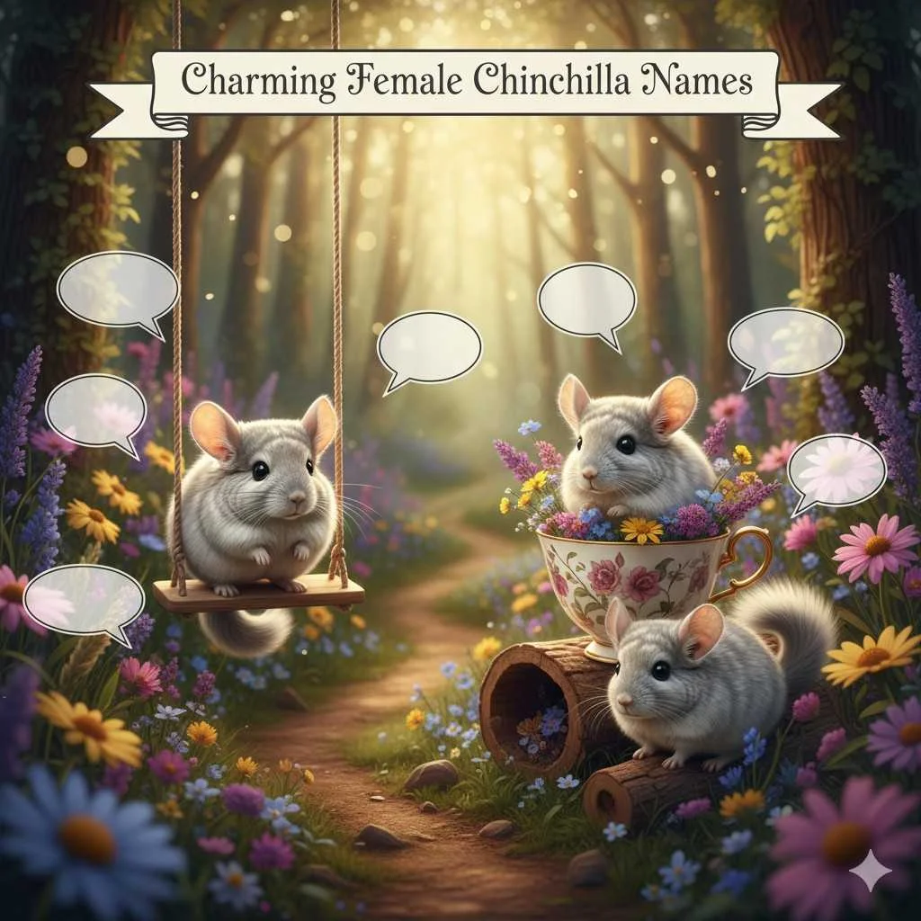 Charming Female Chinchilla Names