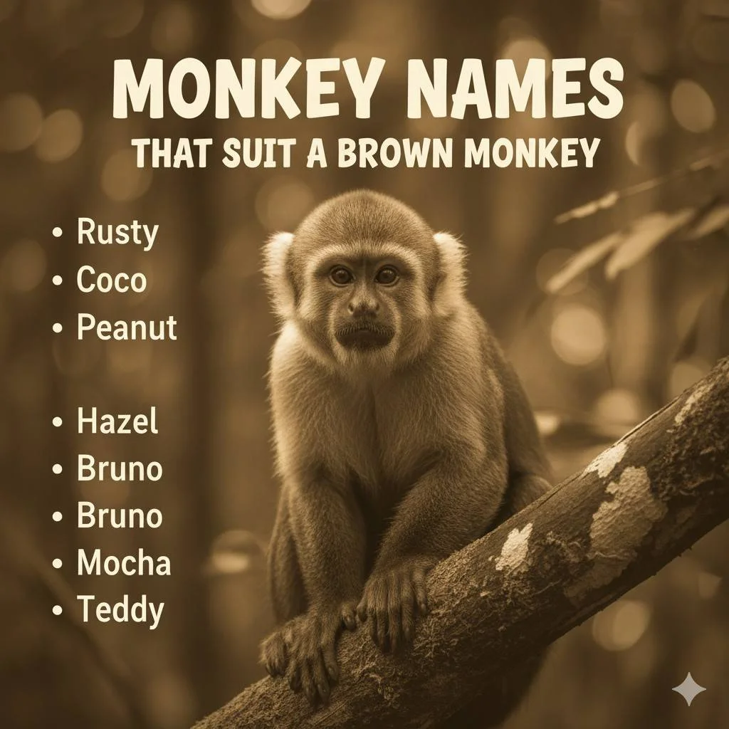 Monkey Names That Suit a Brown Monkey