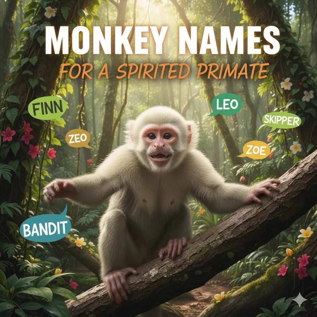 Monkey Names for a Spirited Primate