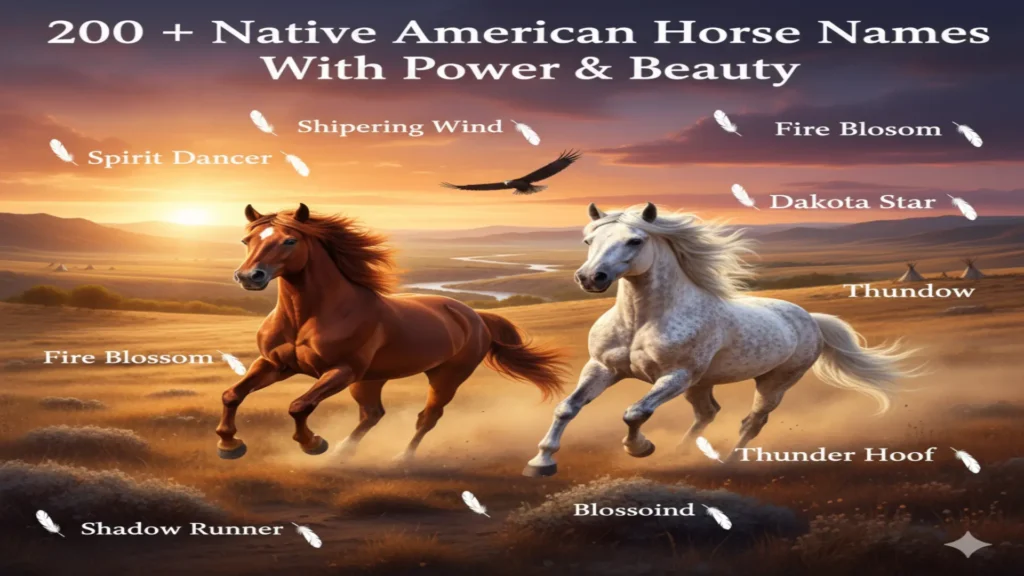 Native American Horse Names