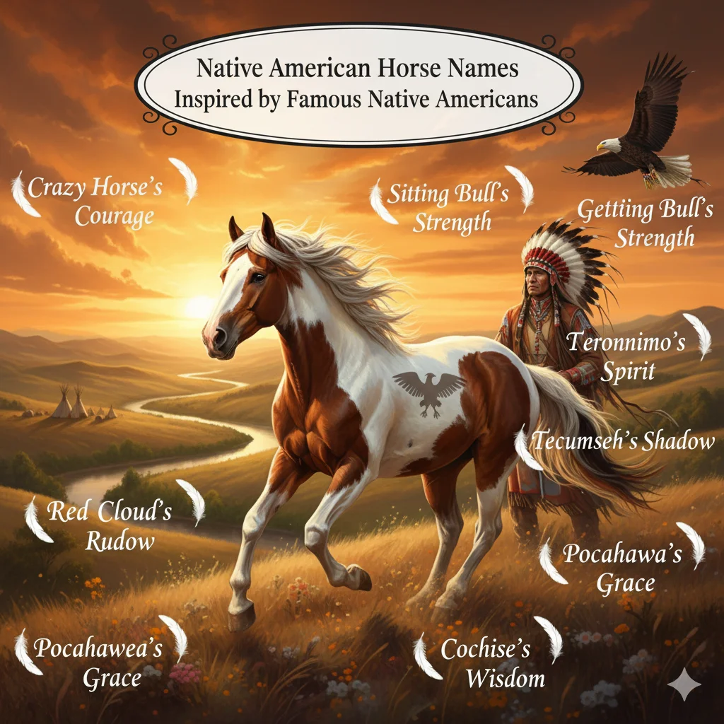 Native American Horse Names Inspired by Famous Native Americans
