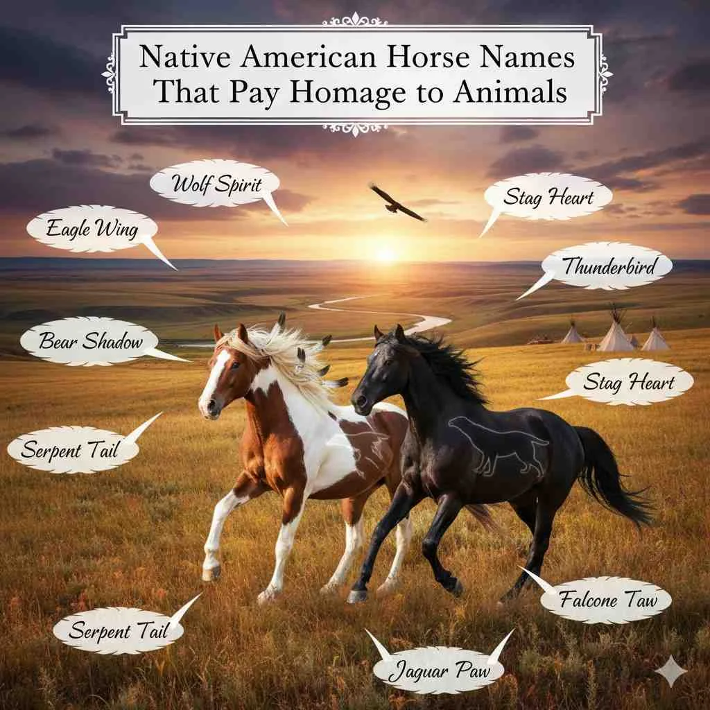Native American Horse Names That Pay Homage to Animals