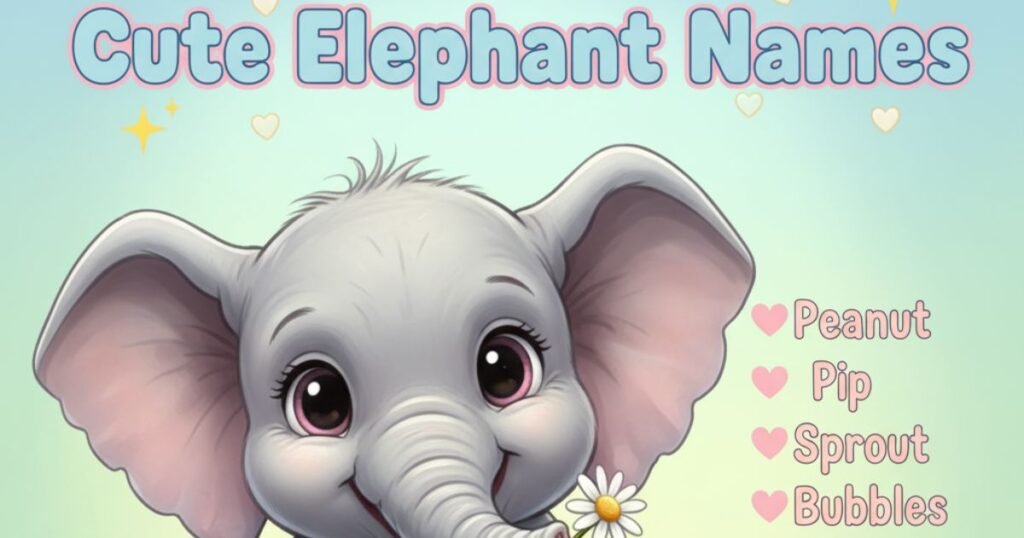 Cute Elephant Names