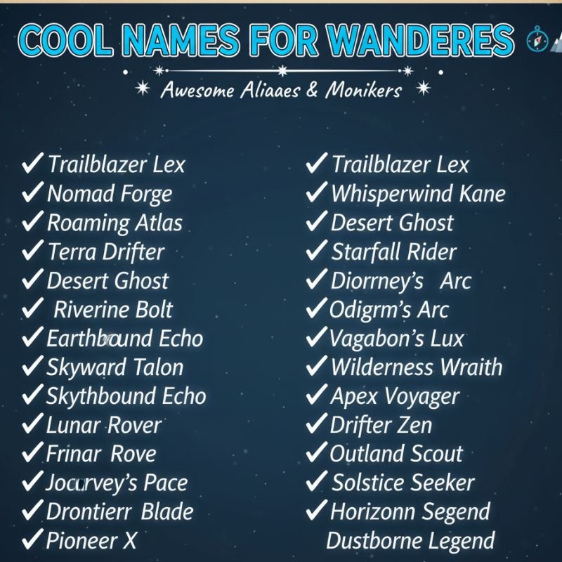 Cool Names for Wanderer