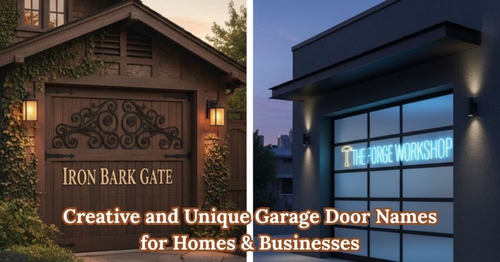 500+ Creative and Unique Garage Door Names for Homes & Businesses Garage Door Names