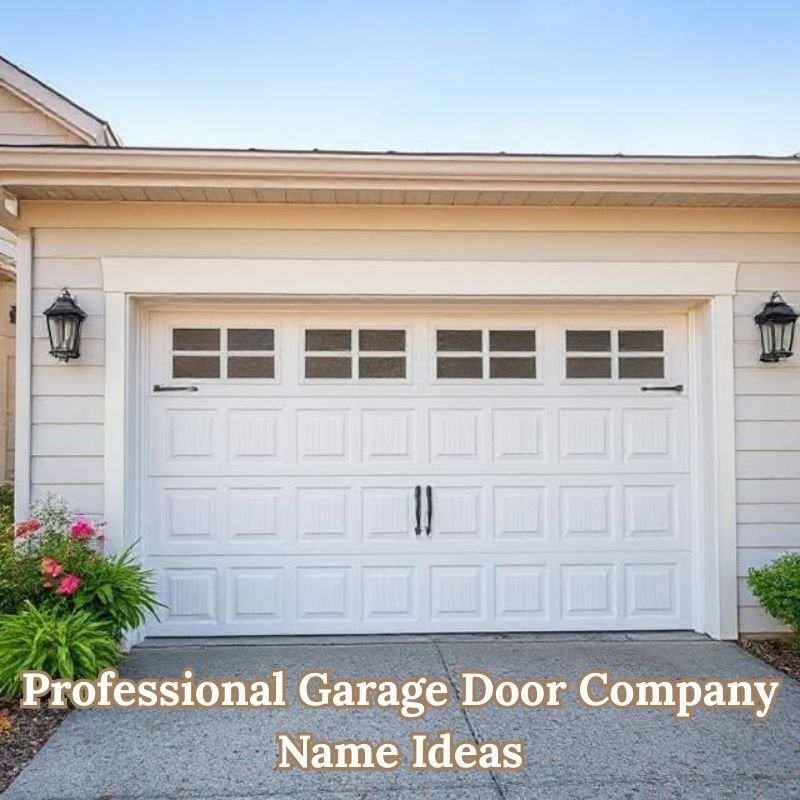Professional Garage Door Company Name Ideas