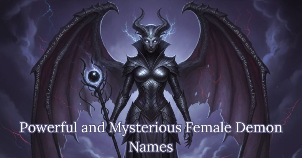 500+ Powerful and Mysterious Female Demon Names Female Demon Names