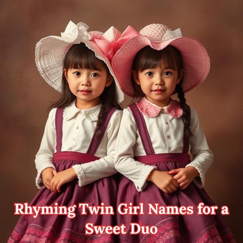 Rhyming Twin Girl Names for a Sweet Duo