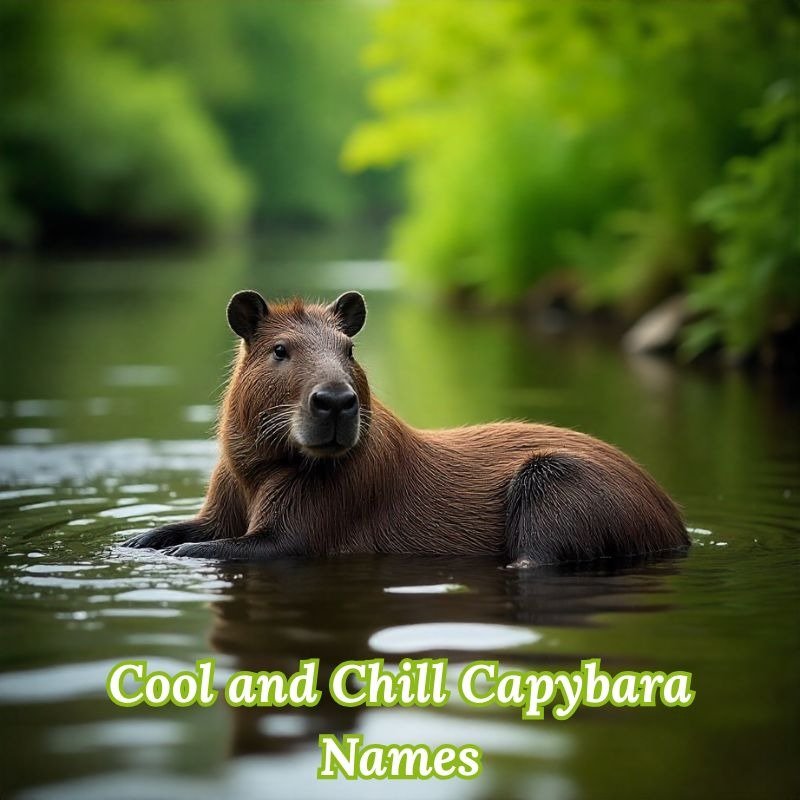 Top Capybara Names Inspired by Nature and Calm Vibes
