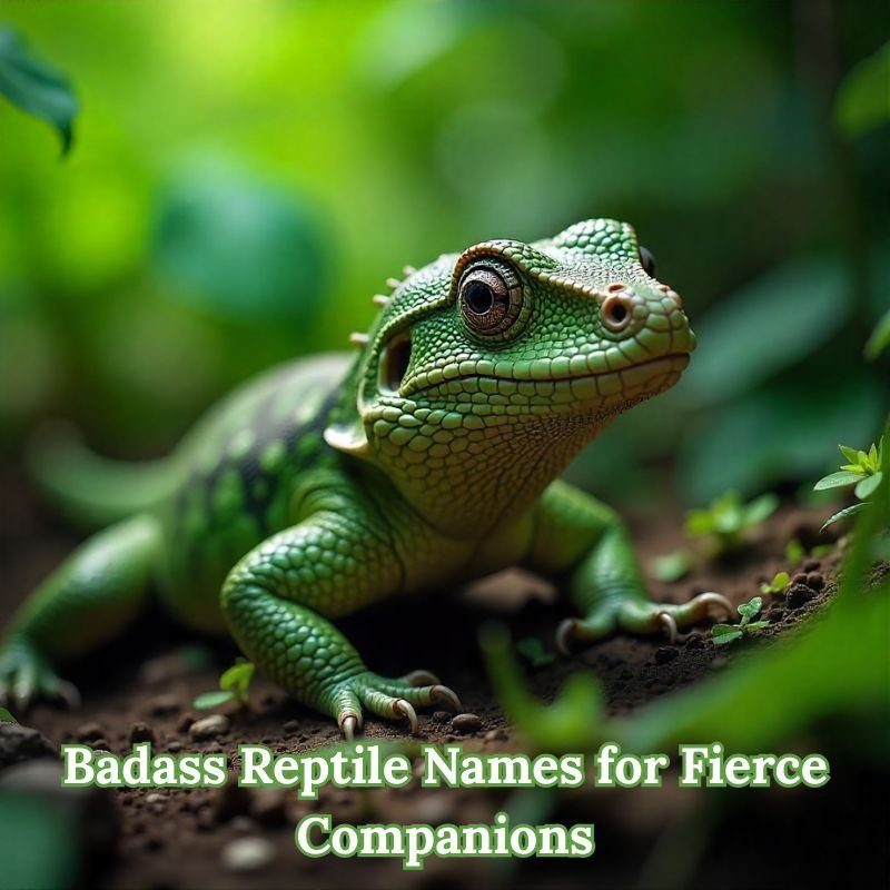 Badass Reptile Names for Fierce Companions