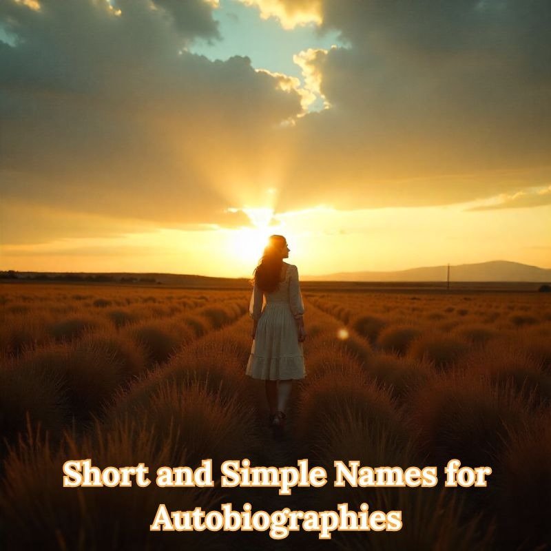 Short and Simple Names for Autobiographies