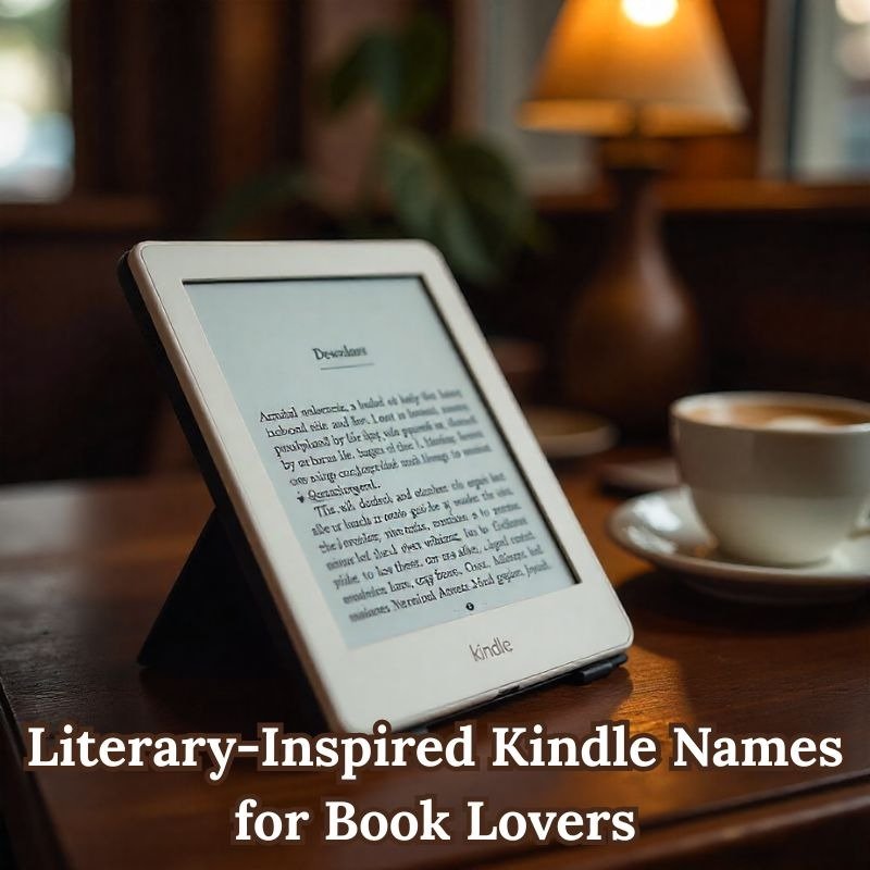 Literary-Inspired Kindle Names for Book Lovers