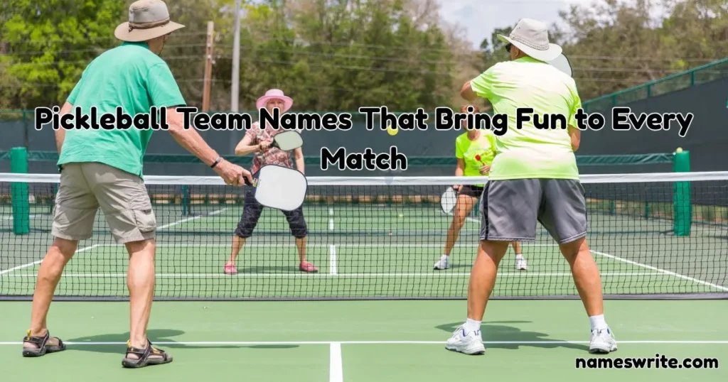 700+ Pickleball Team Names That Bring Fun to Every Match Pickleball Team Names That Bring Fun to Every Match