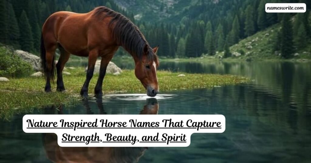 Nature Inspired Horse Names That Capture Strength, Beauty, and Spirit