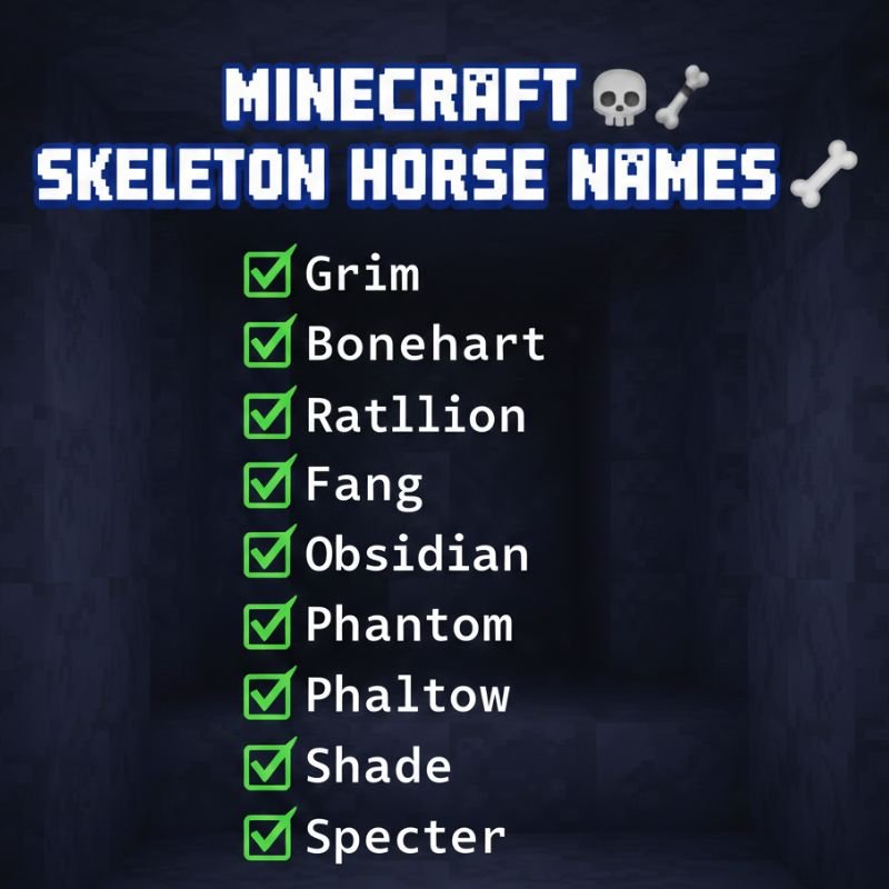 Minecraft skeleton horse galloping across a snowy biome.